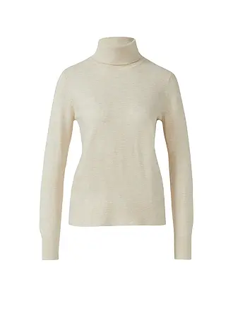 S.OLIVER | Pull à col roulé | beige